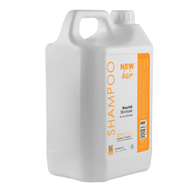 NEWHAIR Nourish shampoo for dry and damaged hair, hair salon gallon size, with argan oil and natural oil