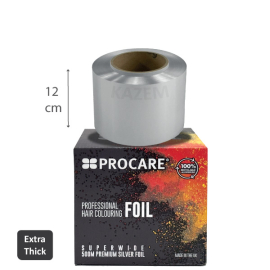 PROCARE PREMIUM SILVER SUPERWIDE HAIR FOIL ROLL 120MM X 500MTR