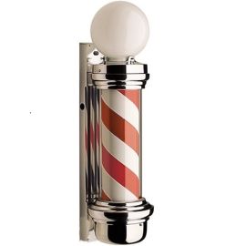 coloray Dome Barber Pole with light and revolve motor